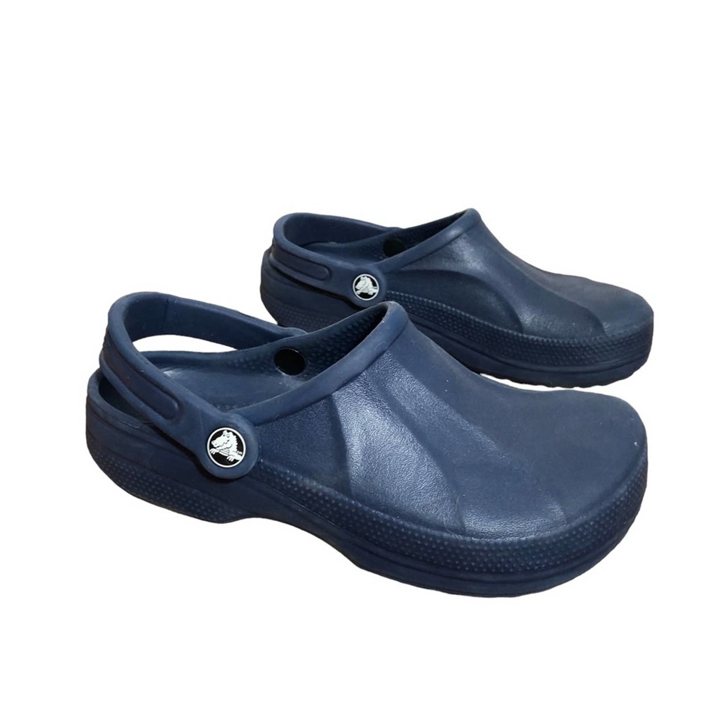 Crocs Navy Classic Slip On Clogs 7